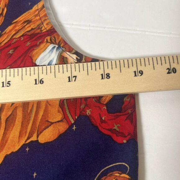 Quirky Grandmacore Handmade Christmas Angels Vest Size Medium.        Ee - Picture 7 of 7